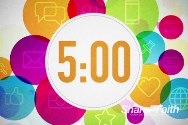 Get Connected Find Us Online Ministry Five Minute Timer
