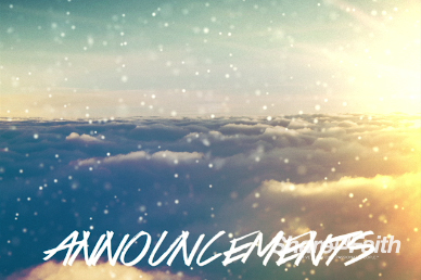 Sparkle Cloud Church Announcement Video loop