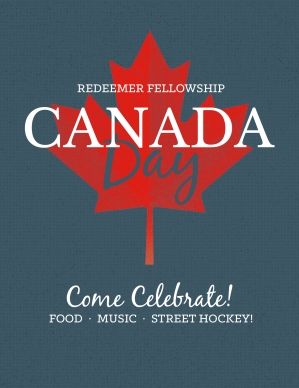 Canada Day Church Flyer