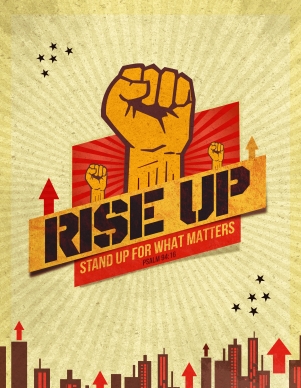 Rise Up Christian Flyer