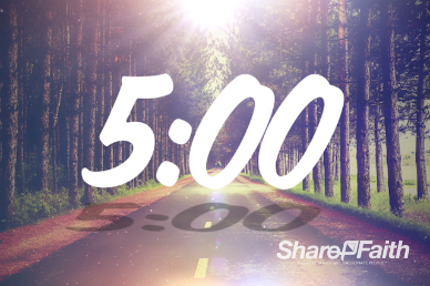 I have Decided 5 Minute Countdown Timer Video Loop