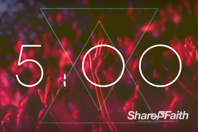 Night of Worship Church 5 Minute Countdown Timer