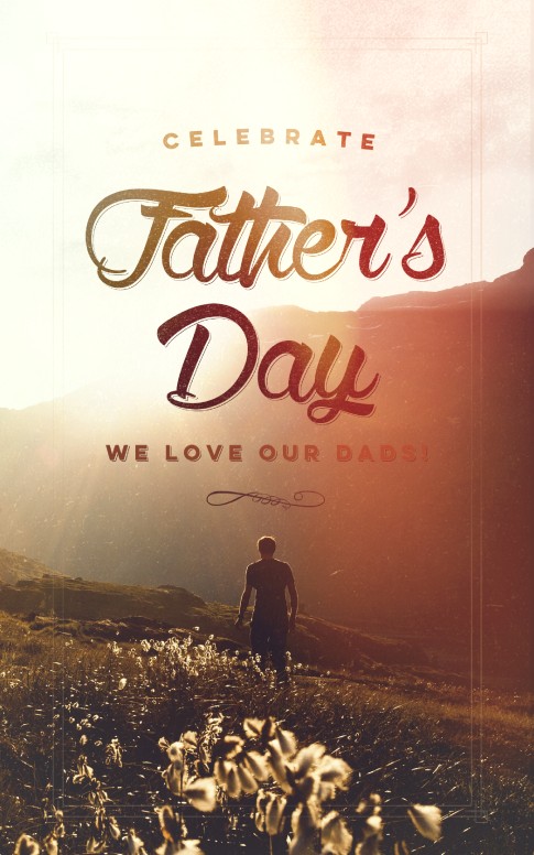 Father's Day Nature Hike Church Bulletin