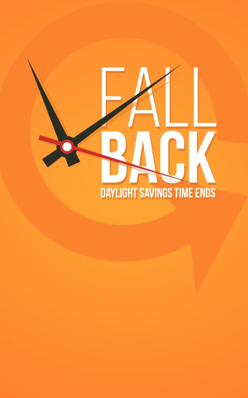 Fall Back Autumn Reminder Religious Bulletin