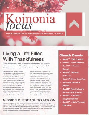 Prayer Service Ministry Newsletter