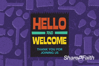 Trunk or Treat Fall Ministry Welcome Background Video