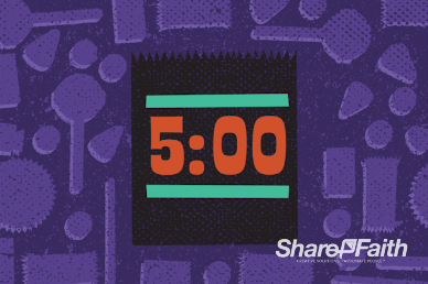 Trunk or Treat Fall Ministry Five Minute Countdown Timer