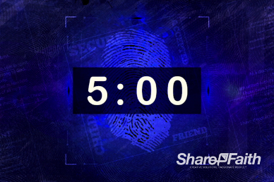 Identity in Christ Christian Five Minute Timer