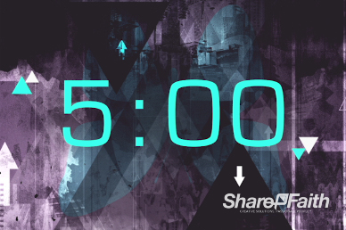 Upside Down Christian Five Minute Countdown Timer