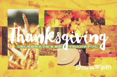 Thanksgiving Fall Christian Title Background Video Loop