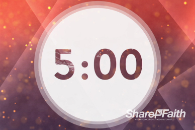 Let There be Light Church Countdown Five Minute Countdown Video