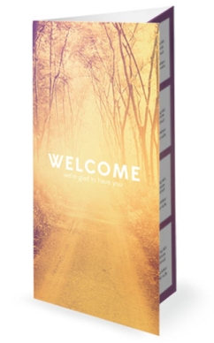 Walk by Faith Ministry Trifold Bulletin