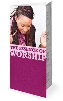 Essence of Worship Church Trifold Bulletin