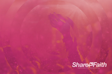 Hearing From God Worship Video Background