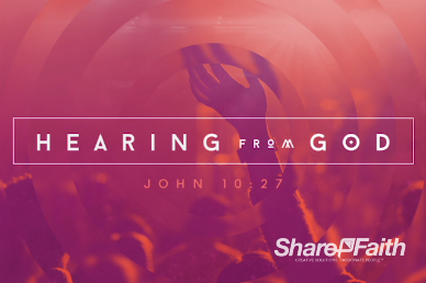 Hearing From God Title Intro Video Loop