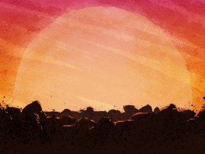 Easter Sunrise Resurrection Worship Background