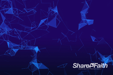 Floating Polygons Abstract Church Worship Video Background