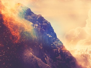 Burning Mountain Church Worship Background