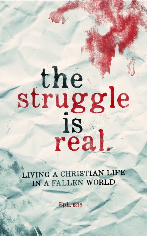 The Struggle Is Real Church Bulletin