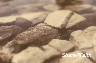 River Rock Worship Motion Background