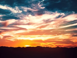 Hope on the Horizon Church Worship Background