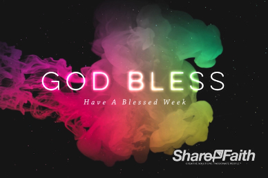 Holy Spirit Pentecost Goodbye Motion Loop