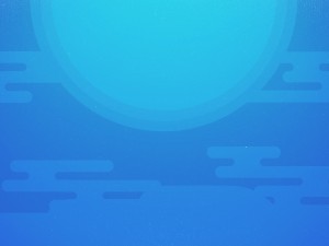 Modern Blue Sun Abstract Worship Background