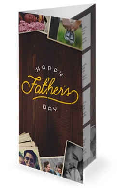 Father's Day Photos Church Trifold Bulletin
