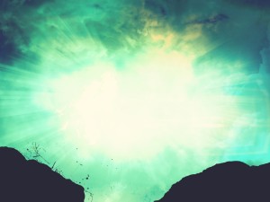 Flash in the Clouds Sky Worship Background
