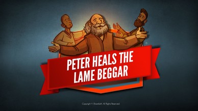 Acts 3 Peter Heals the Lame Man Bible Video For Kids