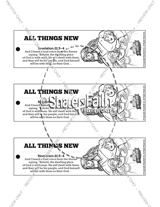 Revelation 21 All Things New Bible Bookmarks