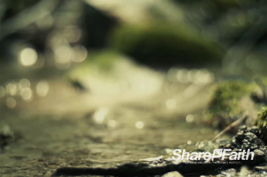Mountain Creek Bed Water Christian Video Background Loop