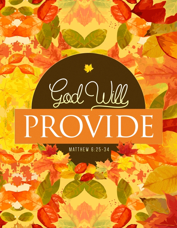 God Will Provide Christian Flyer Template