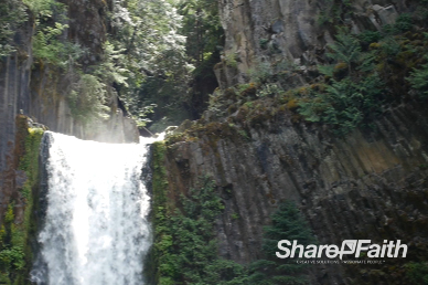 Flowing Waterfall Motion Background