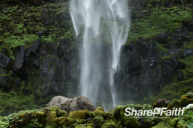 Misty Waterfall Video Loop