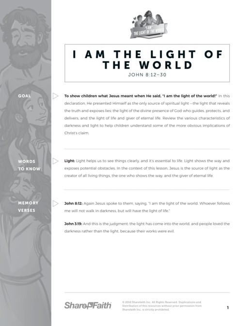 Light Of The World Curriculum