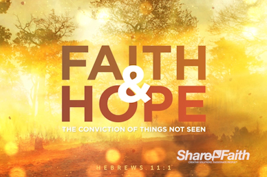 Faith and Hope Title Motion Loop