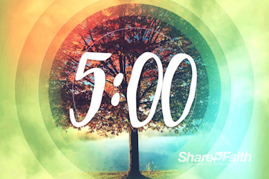 We Are Thankful Fall Countdown Timer