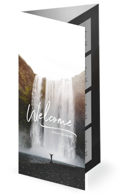 He Restores My Soul Church Trifold Bulletin