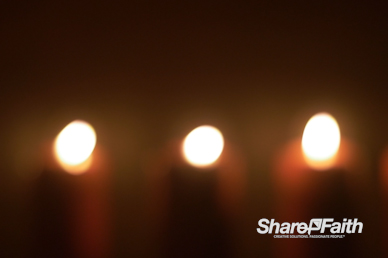 Christmas Candlelight Worship Motion Graphic