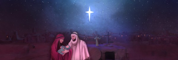 A Savior is Born Christmas Church Website Banner