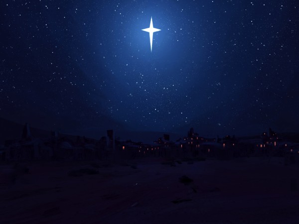 Star of Bethlehem Christmas Worship Background