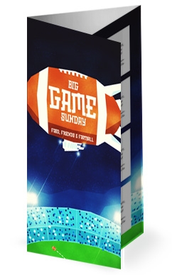 Super Sunday Big Game Church Trifold Bulletin