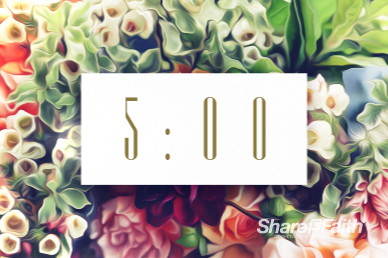Easter Flower Church Service Countdown Video
