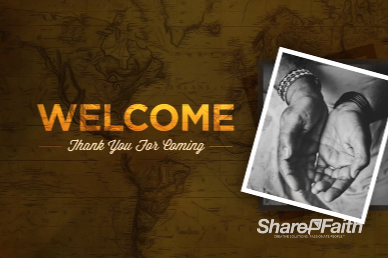 Filled With Compassion Welcome Motion Graphic
