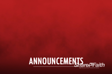 Heaven and Hell Announcements Motion Graphic
