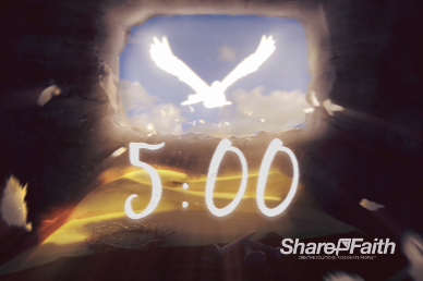Risen Savior Easter Countdown Timer