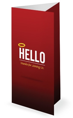 Heaven and Hell Church Trifold Bulletin