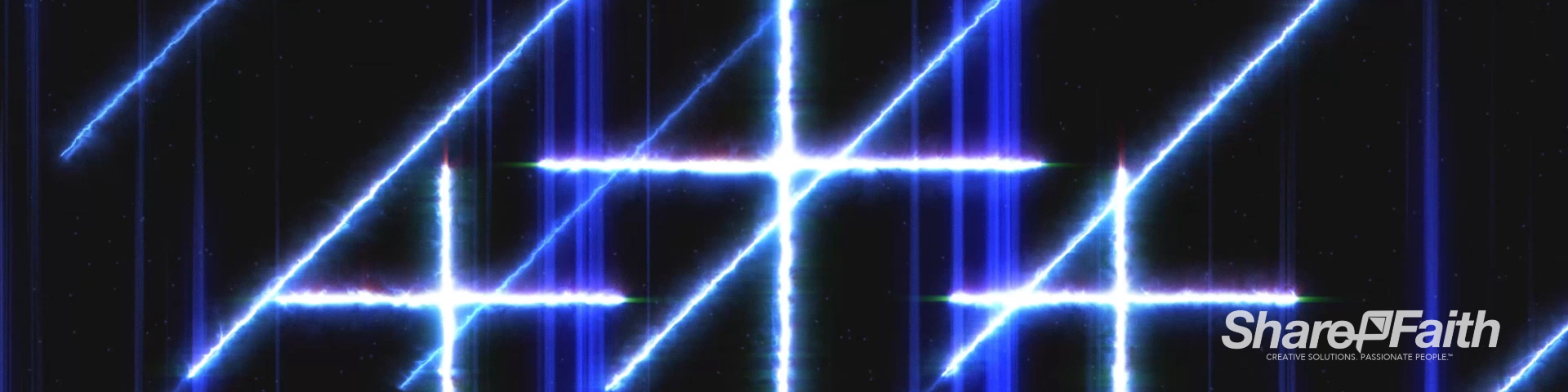 Lightning Easter Triple Wide Motion Background