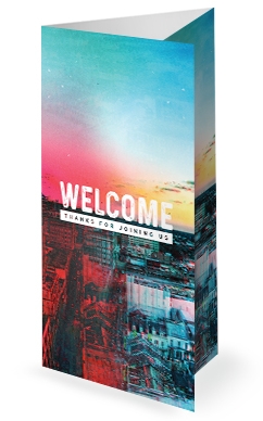 Love Your City Church Trifold Bulletin